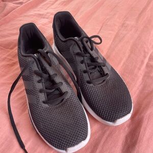 adidas Black and White Athletic Shoes